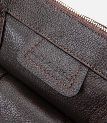  Kadın Deri Kahverengi Omuz Çantası