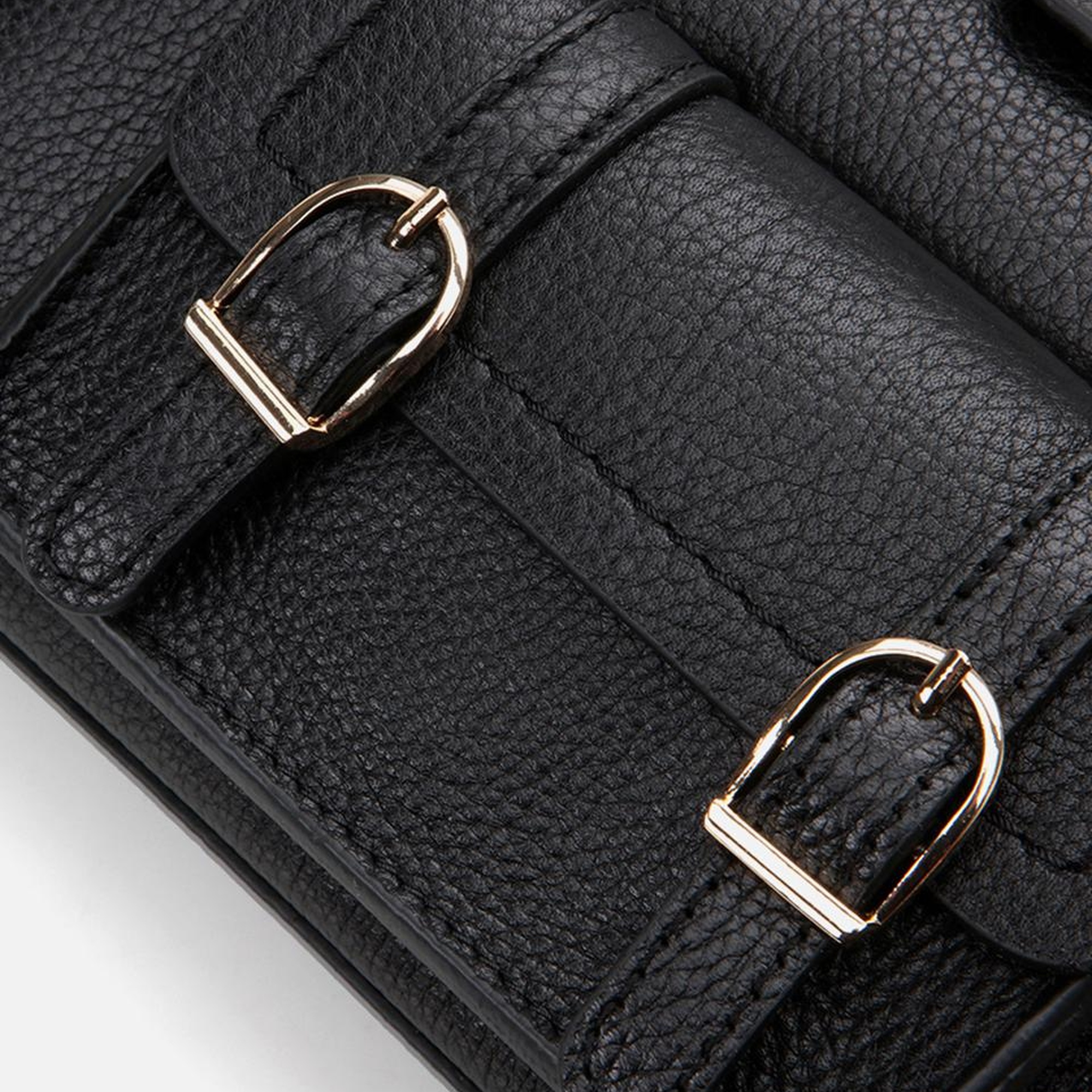 Kadın Deri Siyah Omuz Çantası