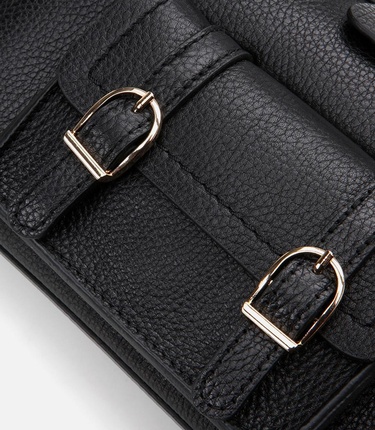  Kadın Deri Siyah Omuz Çantası