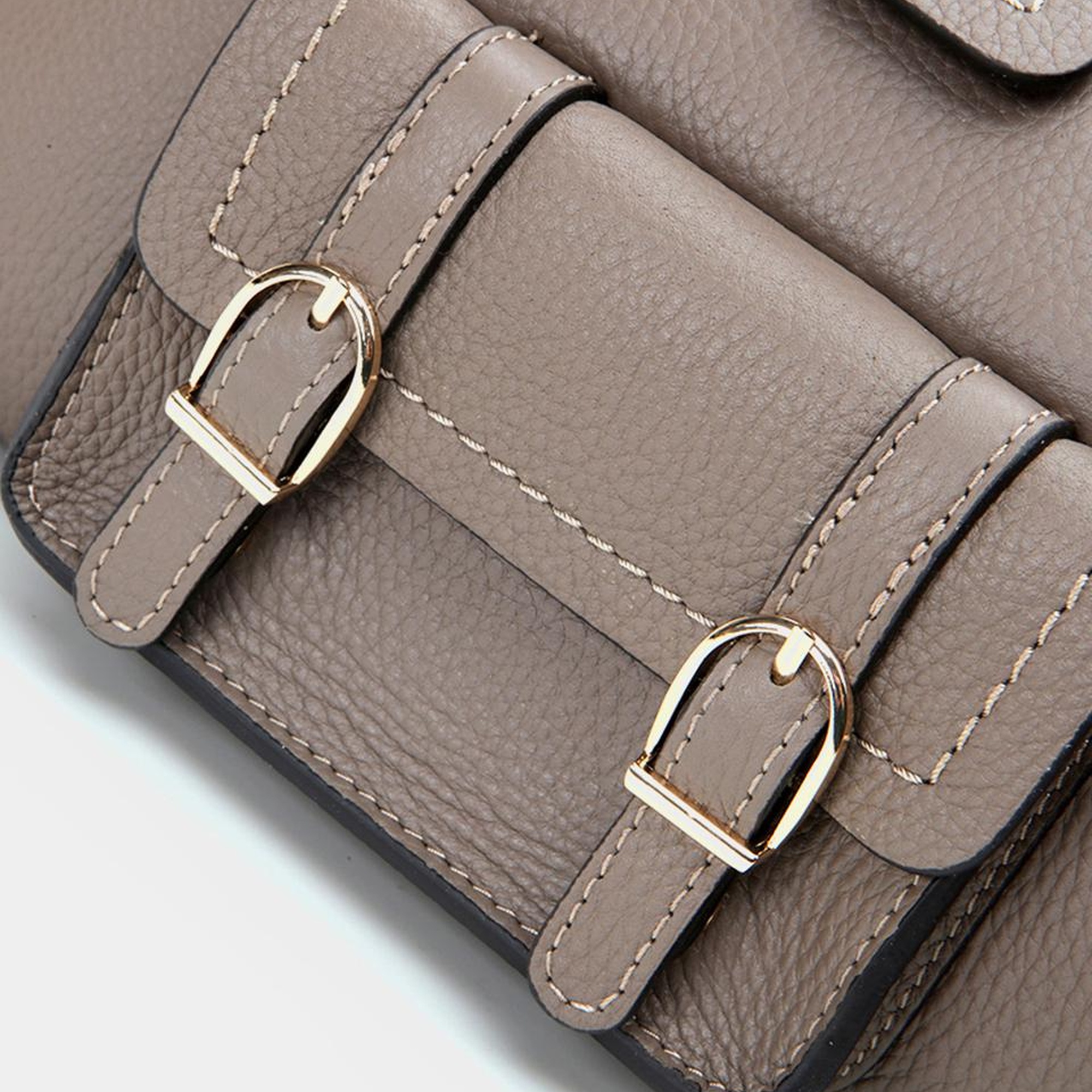 Kadın Deri Vizon Omuz Çantası