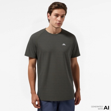  Trespass Nills Erkek Gri Günlük T-Shirt