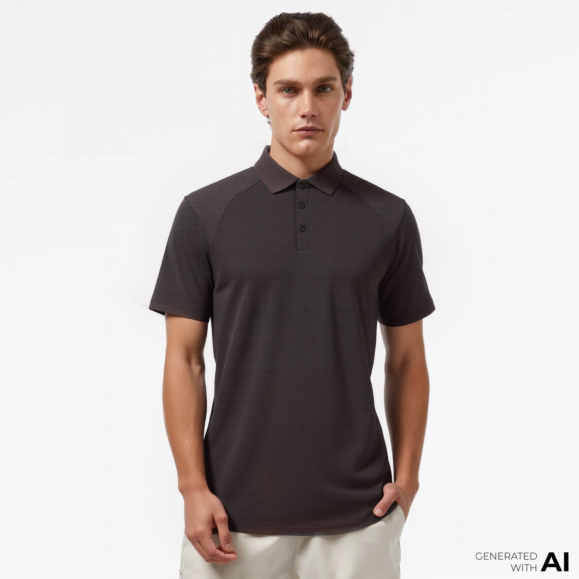 Trespass Kelleth Dlx Erkek Gri Polo T-Shirt