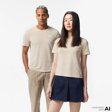  Puma Performance Ss Unisex Kahverengi Günlük T-Shirt