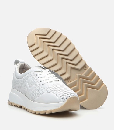  Kadın Deri Beyaz Spor Ayakkabı