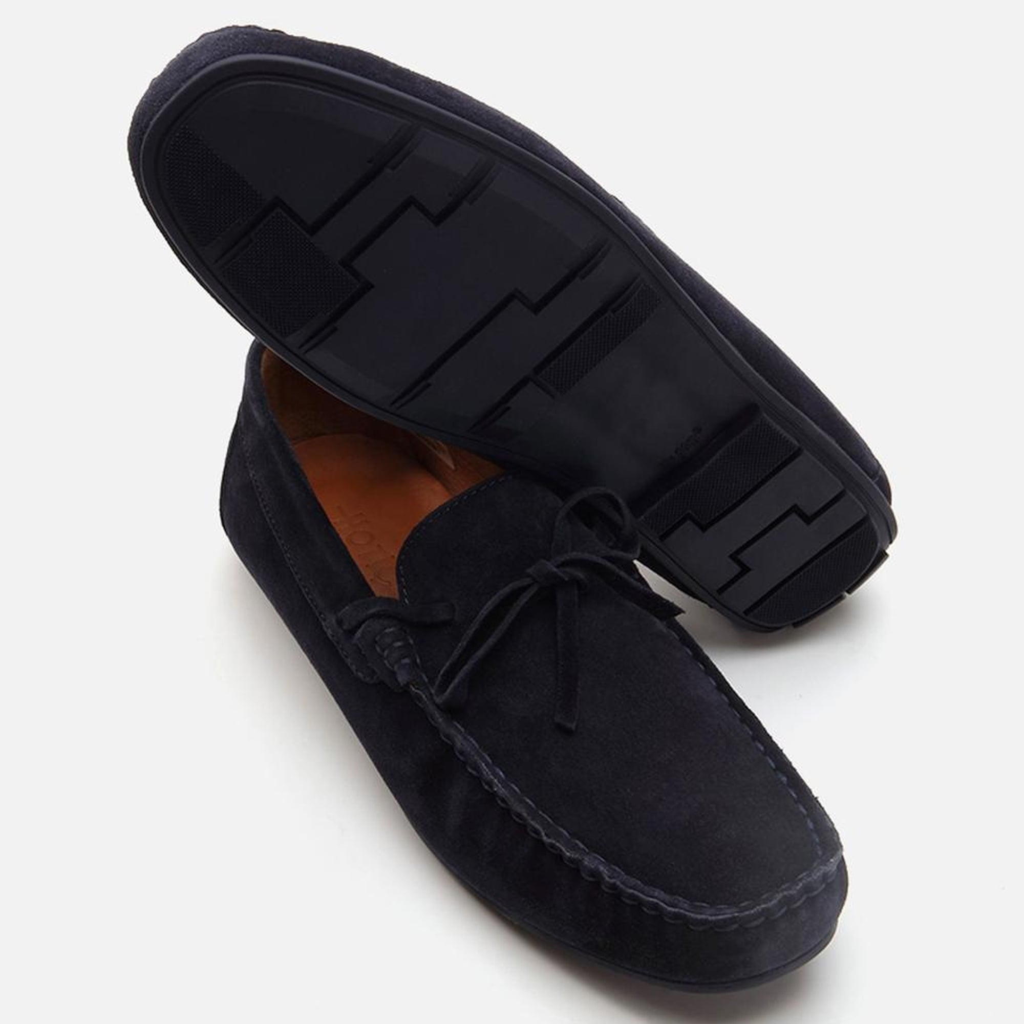 Erkek Deri Lacivert Loafer