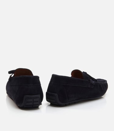  Erkek Deri Lacivert Loafer