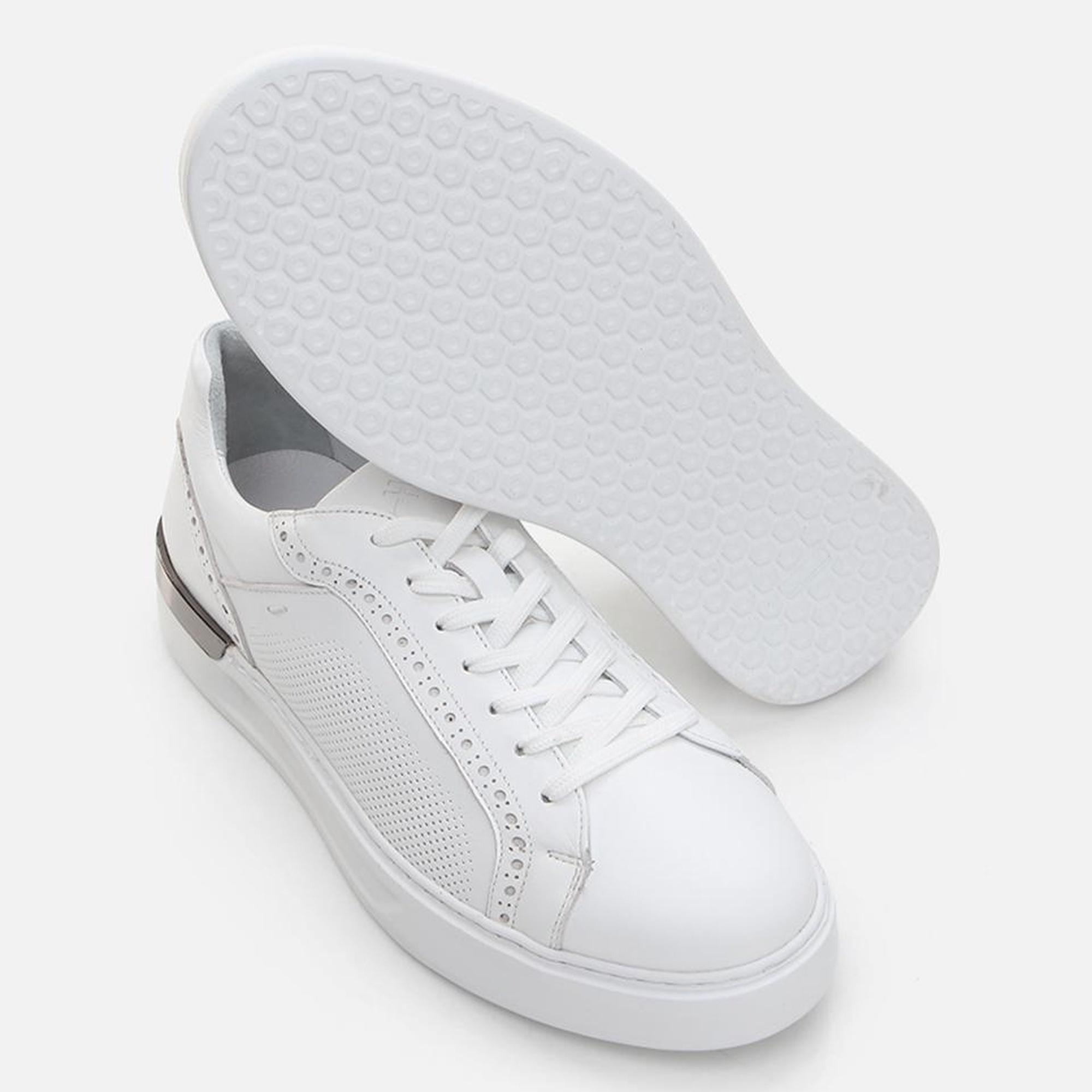 Erkek Deri Beyaz Günlük Ayakkabı