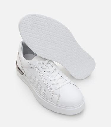  Erkek Deri Beyaz Günlük Ayakkabı