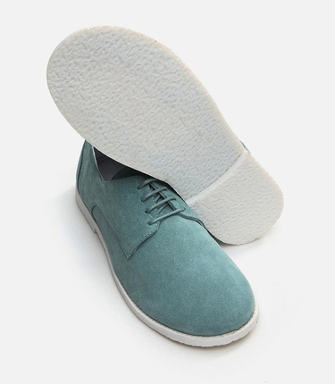  Erkek Deri Açık Yeşil Günlük Ayakkabı