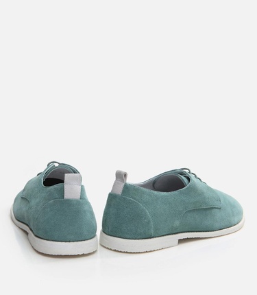  Erkek Deri Açık Yeşil Günlük Ayakkabı