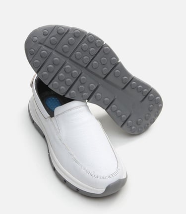  Erkek Deri Beyaz Spor Ayakkabı