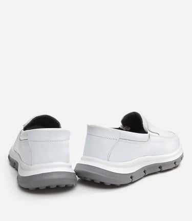  Erkek Deri Beyaz Spor Ayakkabı