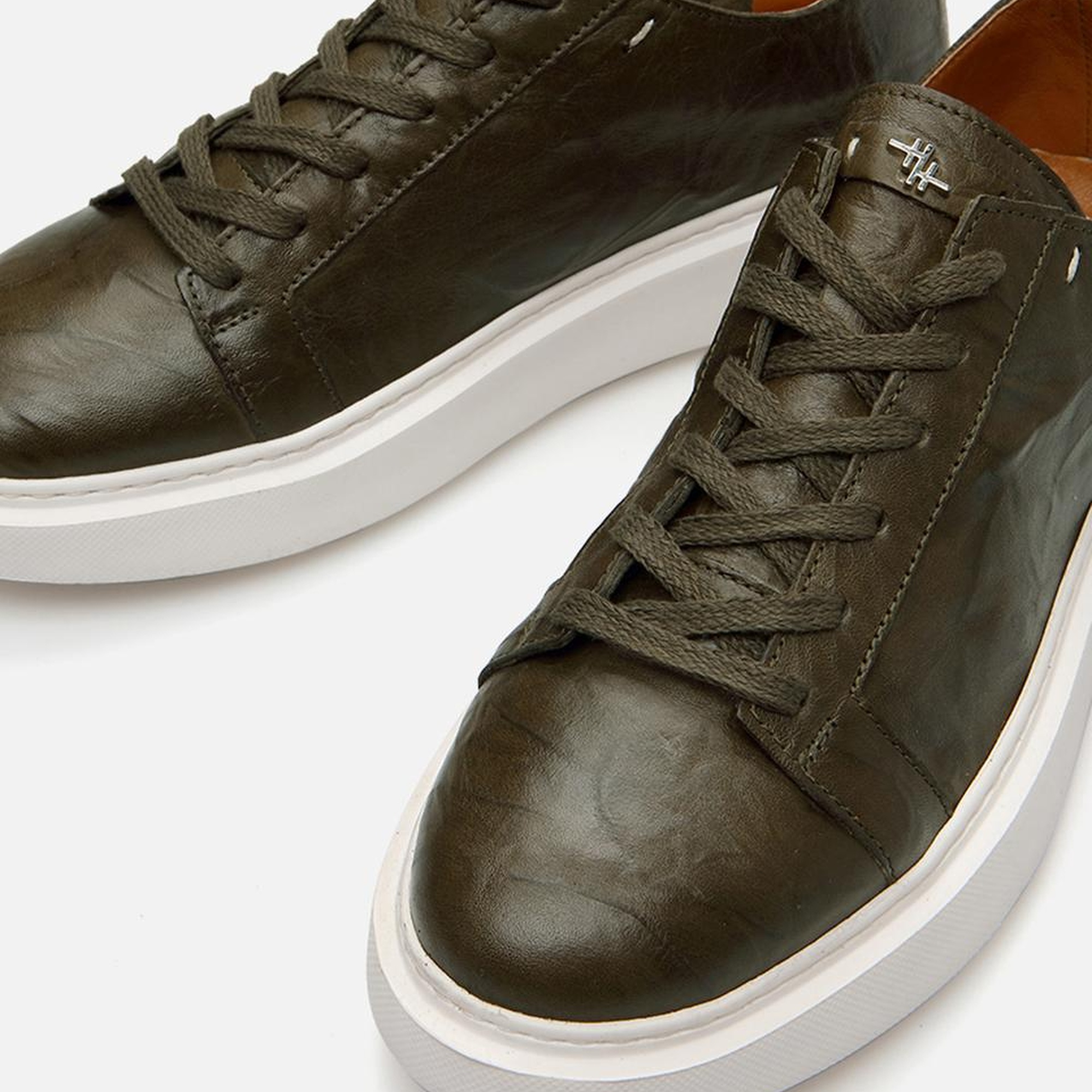 Erkek Deri Haki  Günlük Ayakkabı