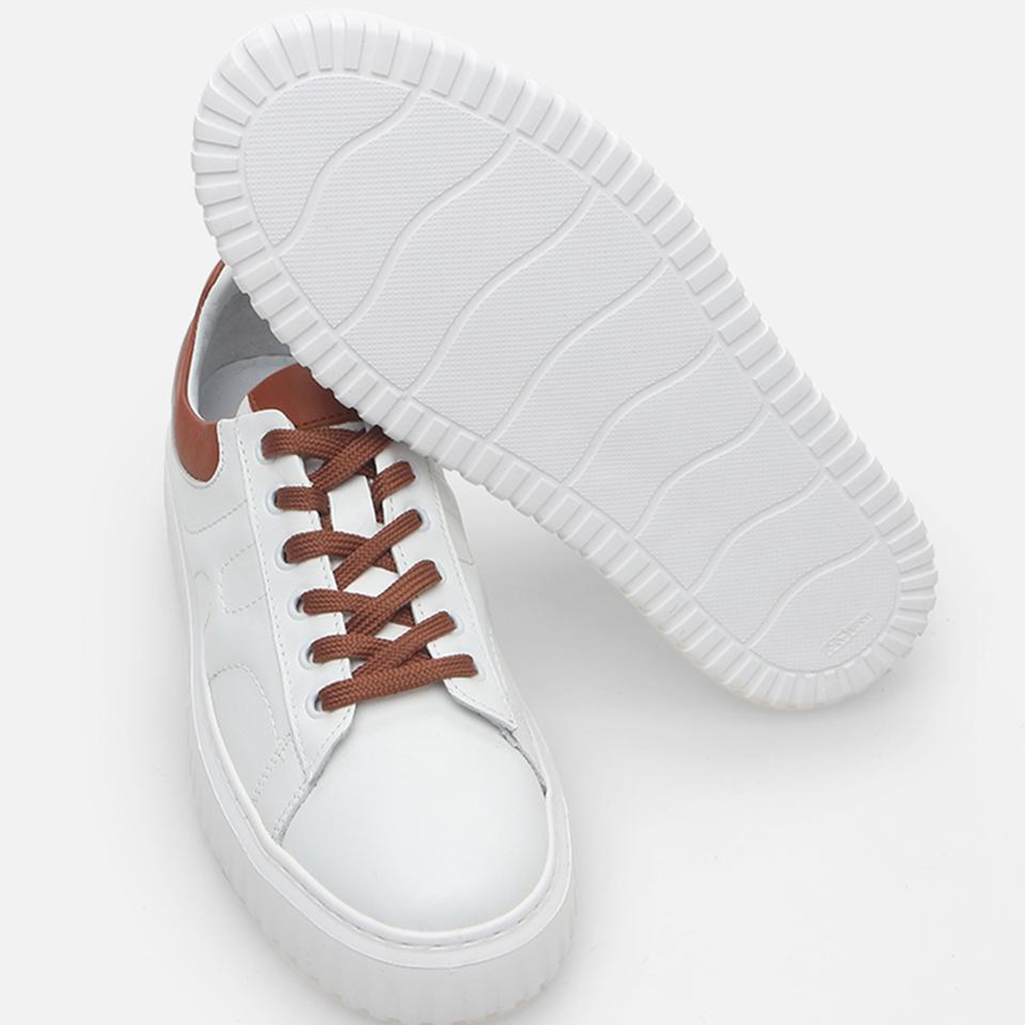 Erkek Deri Beyaz Günlük Ayakkabı