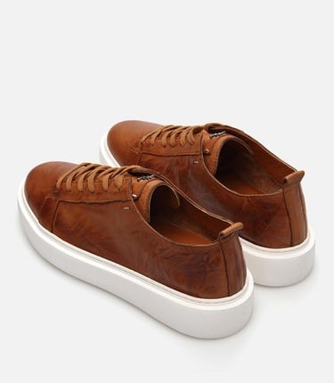  Erkek Deri Taba Günlük Ayakkabı