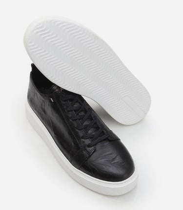  Erkek Deri Siyah Günlük Ayakkabı