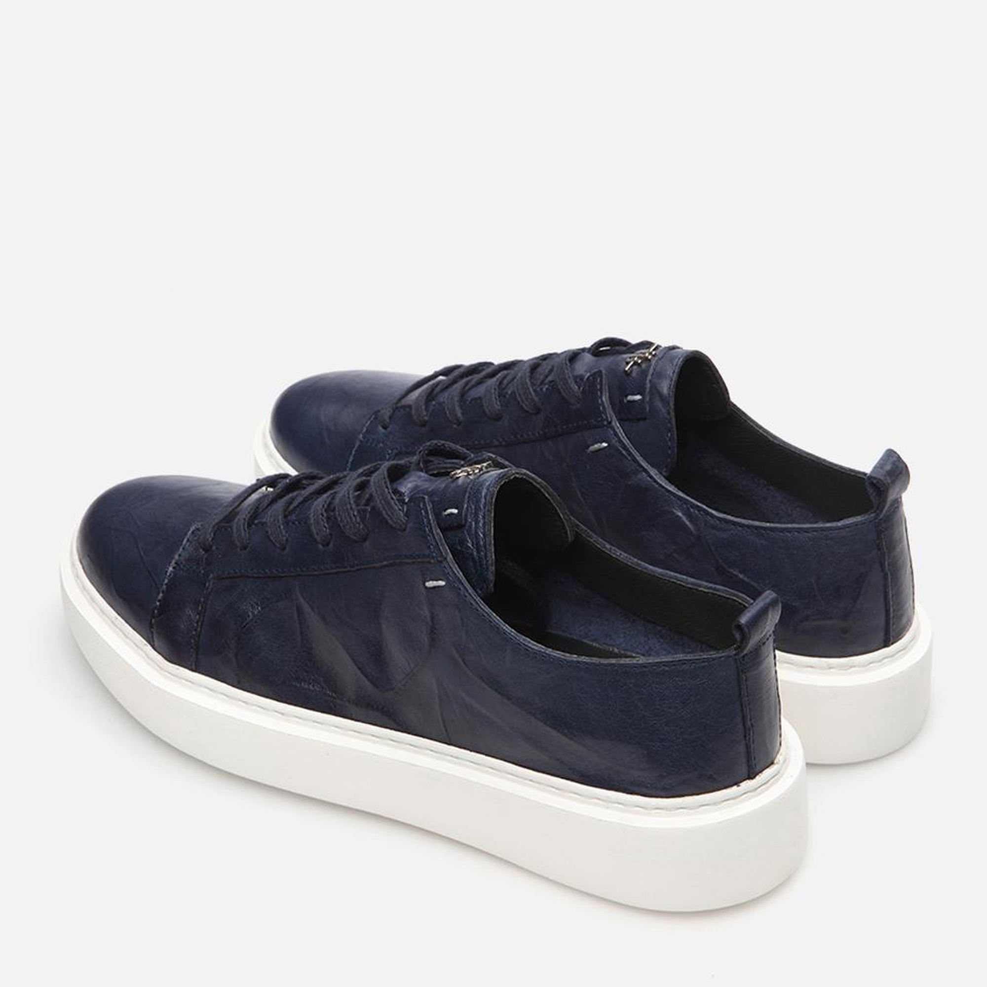 Erkek Deri Lacivert Günlük Ayakkabı