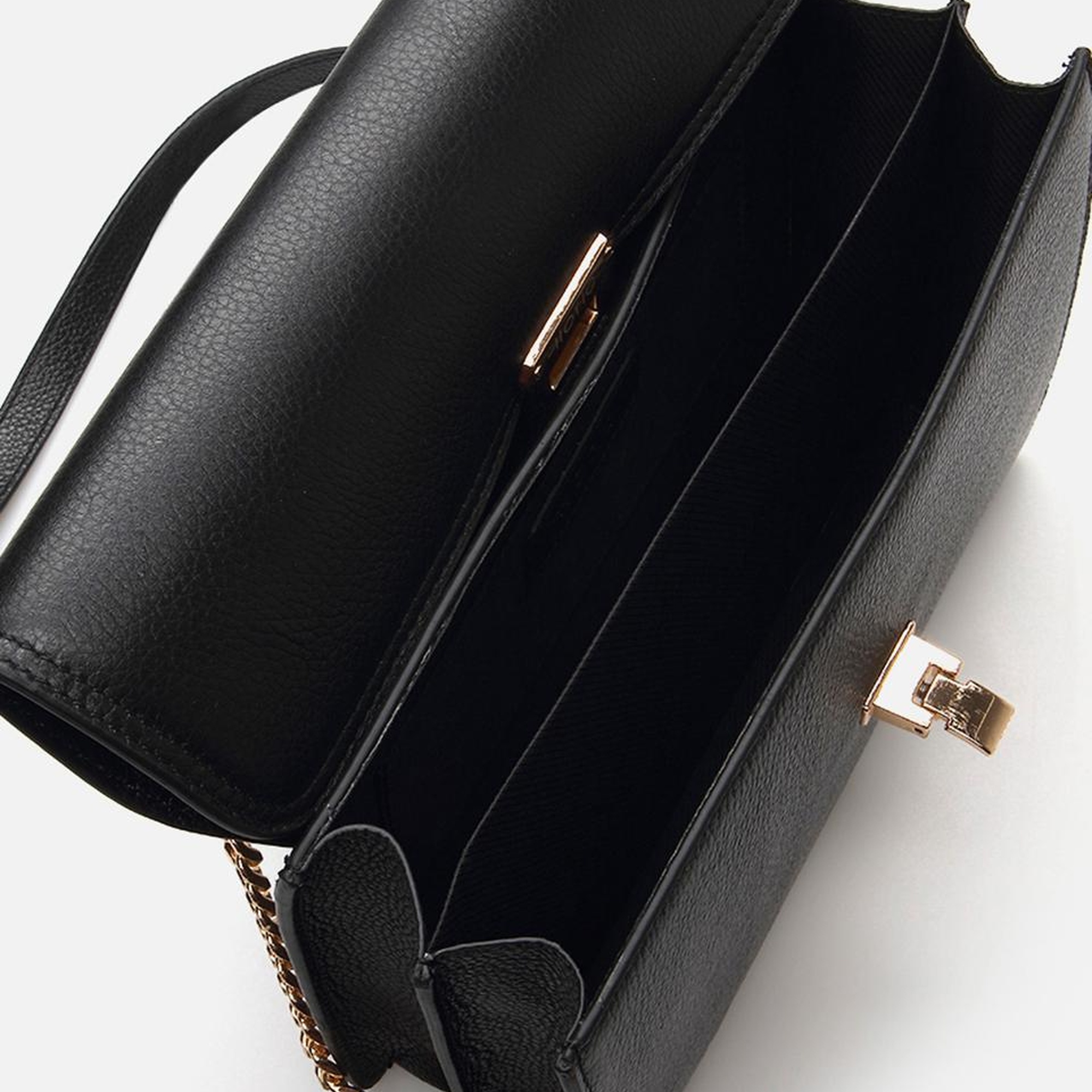 Kadın Deri Siyah Omuz Çantası