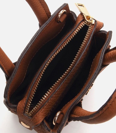  Kadın Deri Taba Mini (Çapraz) Çanta