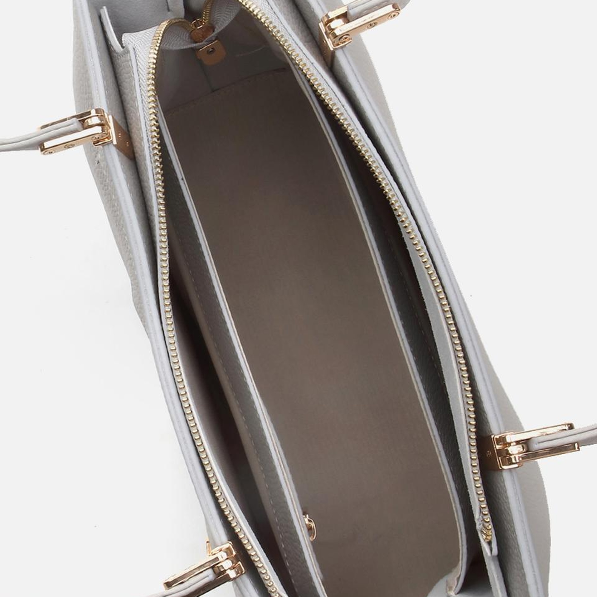 Kadın Deri Gri Omuz Çantası