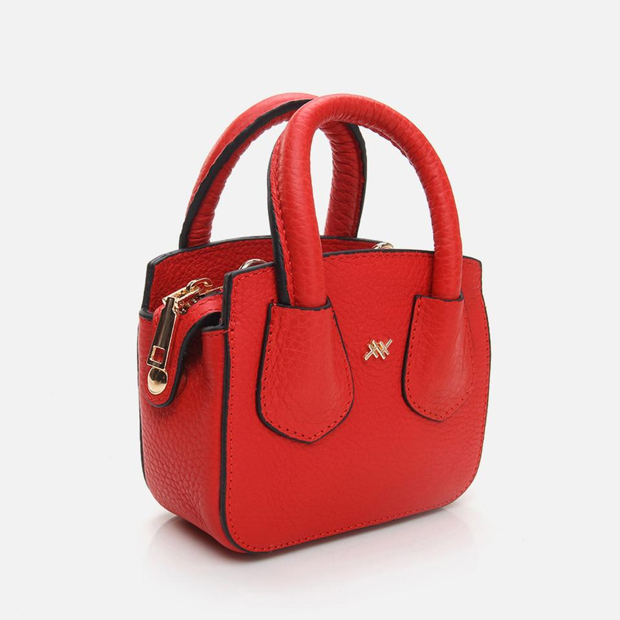 Kadın Deri Kırmızı Mini (Çapraz) Çanta