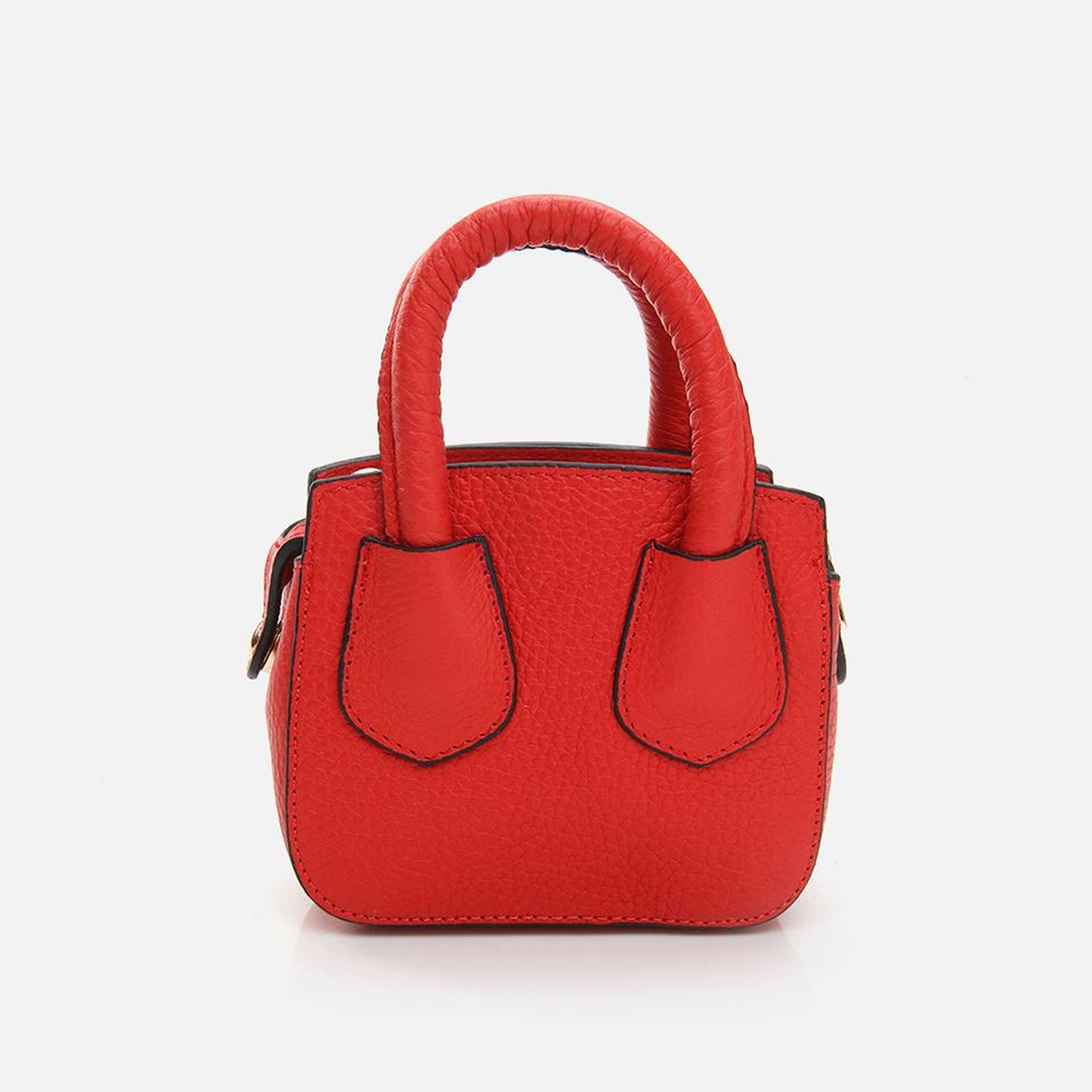 Kadın Deri Kırmızı Mini (Çapraz) Çanta