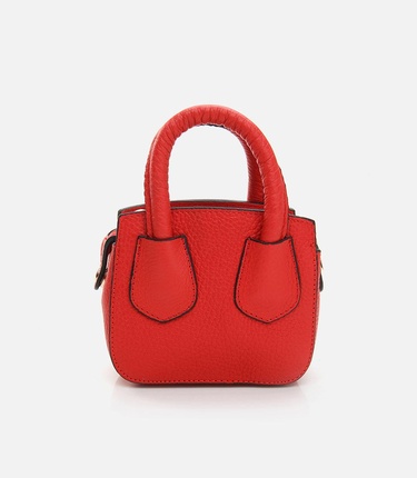  Kadın Deri Kırmızı Mini (Çapraz) Çanta