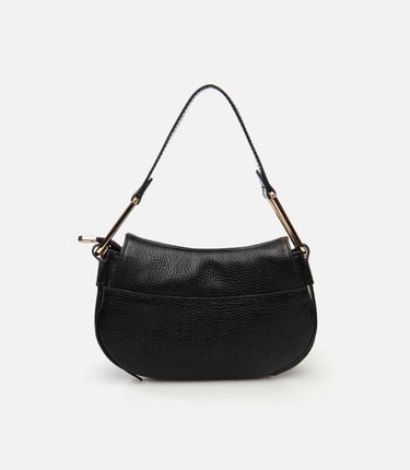  Kadın Deri Siyah Omuz Çantası