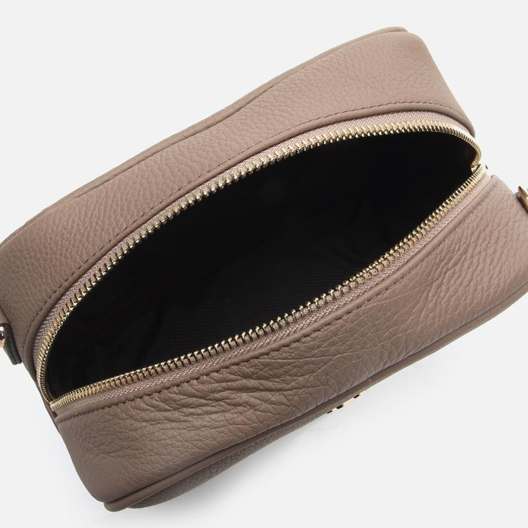 Kadın Deri Vizon Mini (Çapraz) Çanta