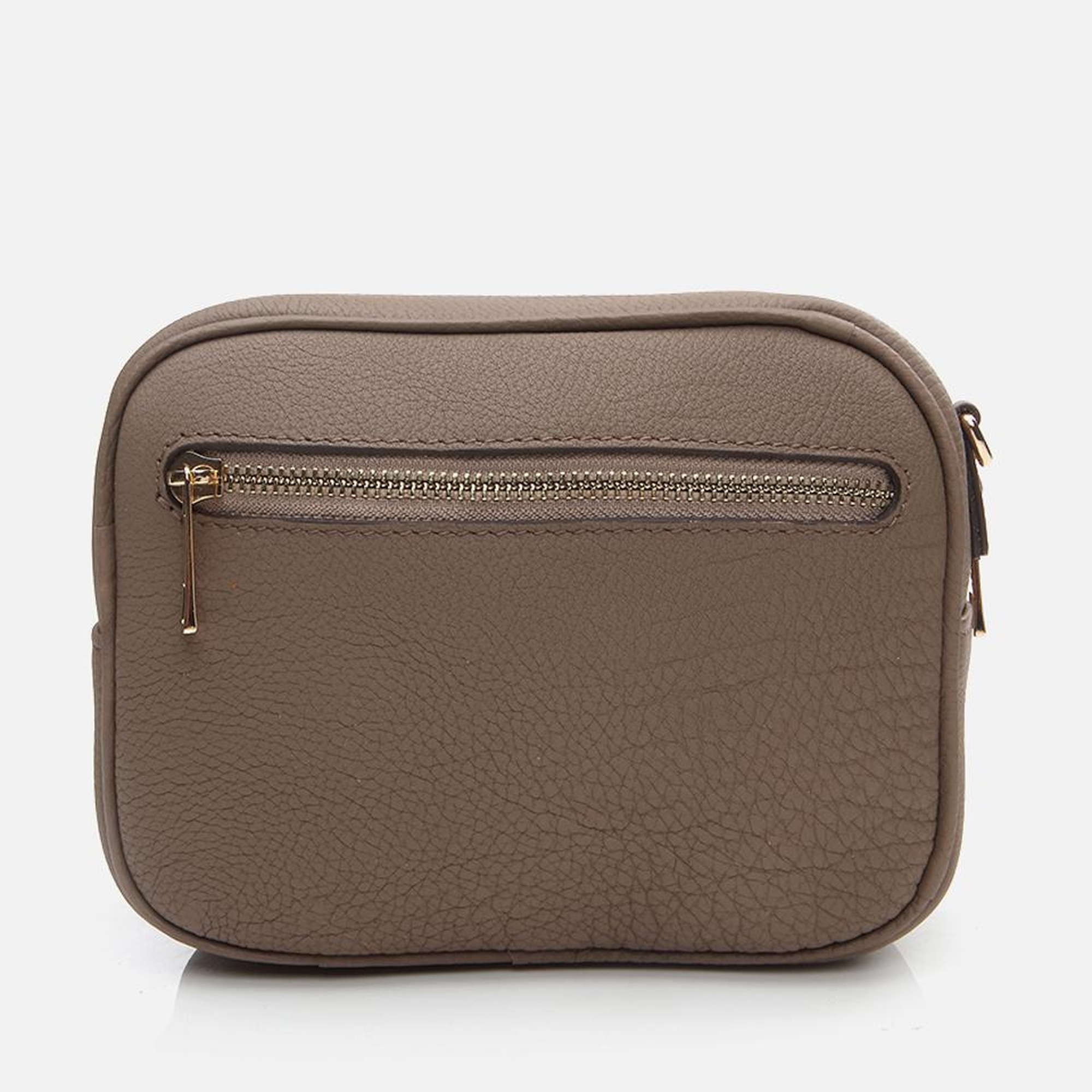 Kadın Deri Vizon Mini (Çapraz) Çanta