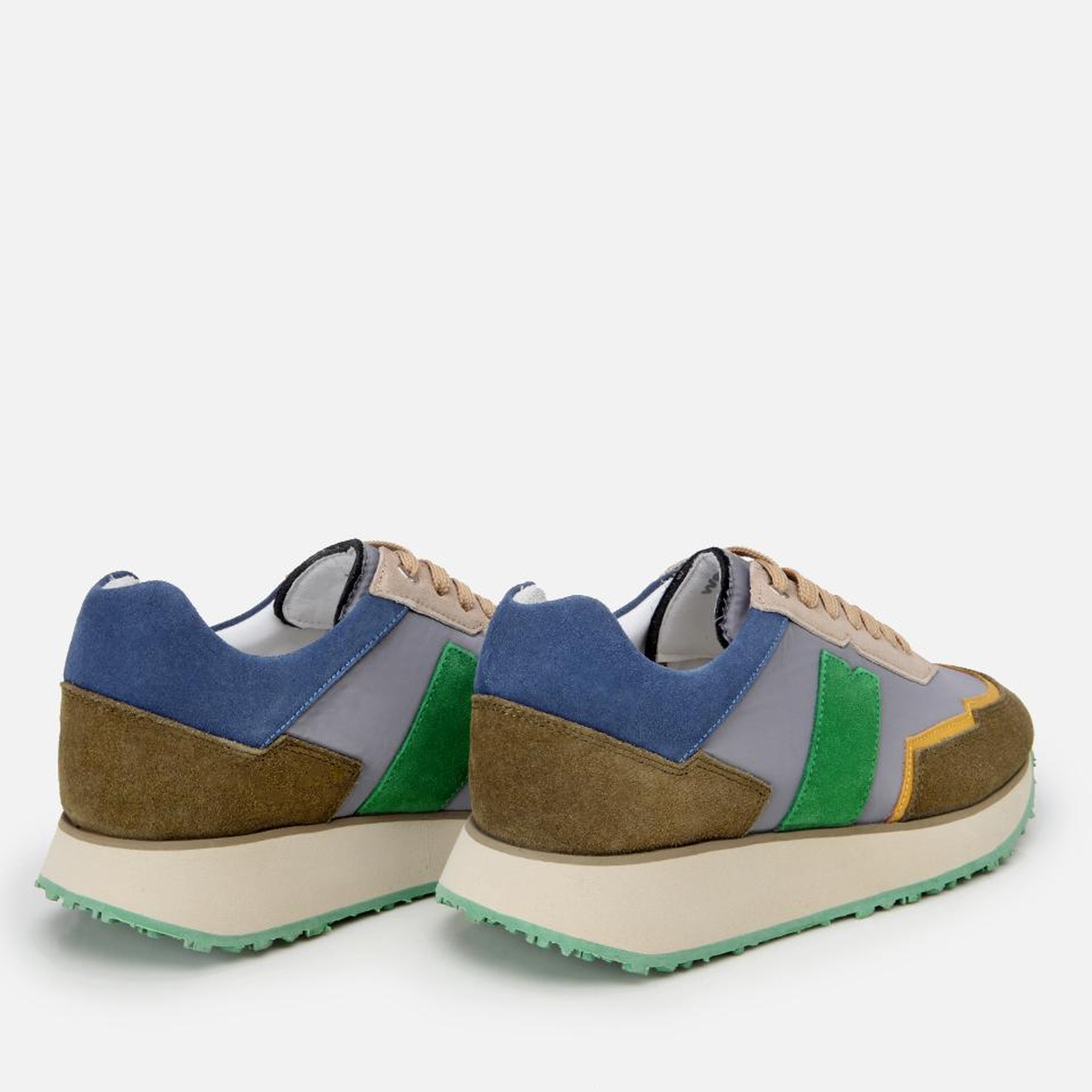 Erkek Deri Yeşil Spor Ayakkabı