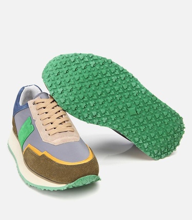  Erkek Deri Yeşil Spor Ayakkabı