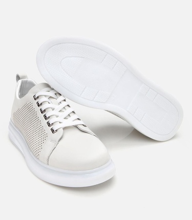  Erkek Deri Bej Spor Ayakkabı