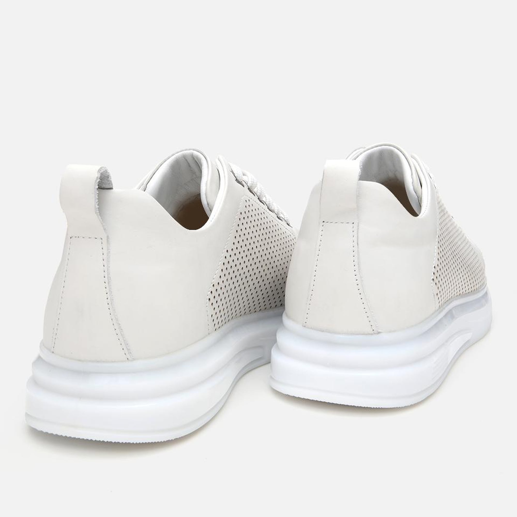 Erkek Deri Bej Spor Ayakkabı