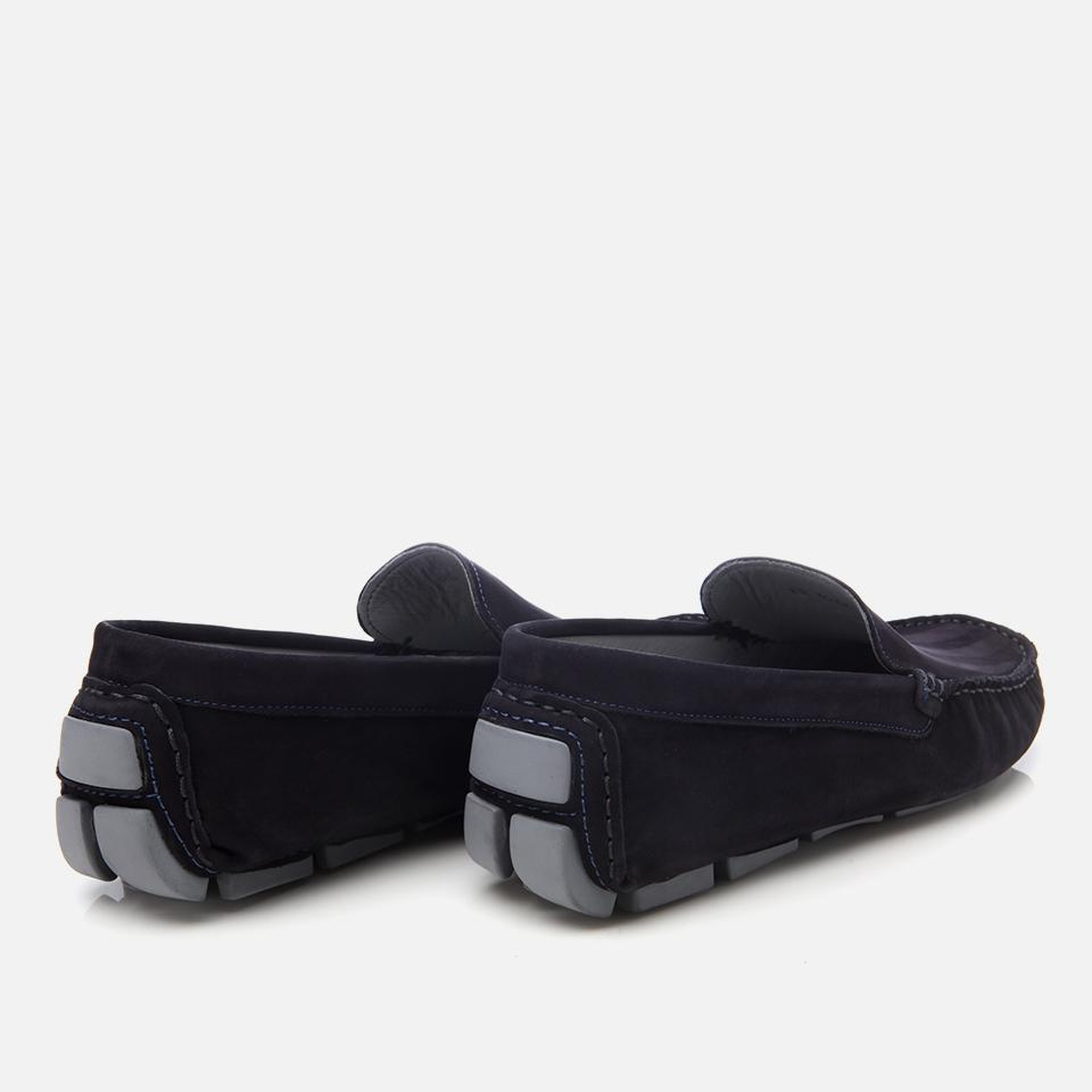 Erkek Nubuk Deri Lacivert Hafif Tabanlı Günlük Loafer