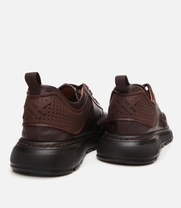  Erkek Deri Kahverengi Ultra Hafif Tabanlı Spor Ayakkabı