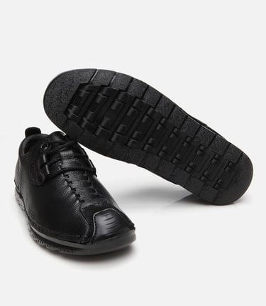  Erkek Deri Siyah Comfort Düz Ayakkabı