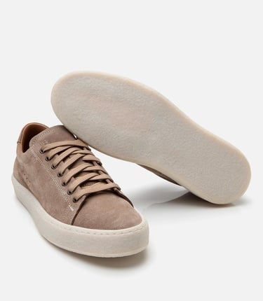  Erkek Süet Deri Bej Spor Ayakkabı