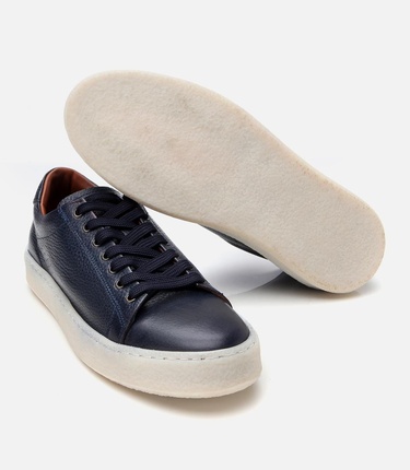  Erkek Deri Lacivert Spor Ayakkabı