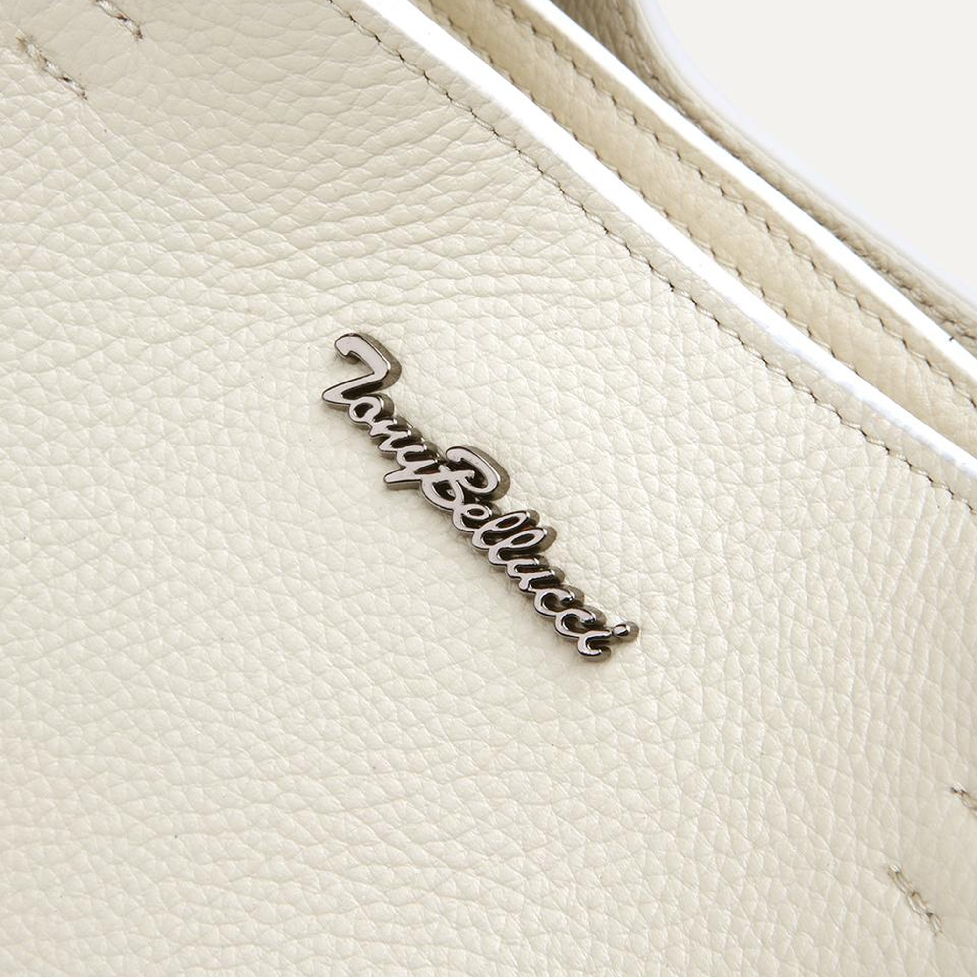 Kadın Deri Ekru Omuz Çantası