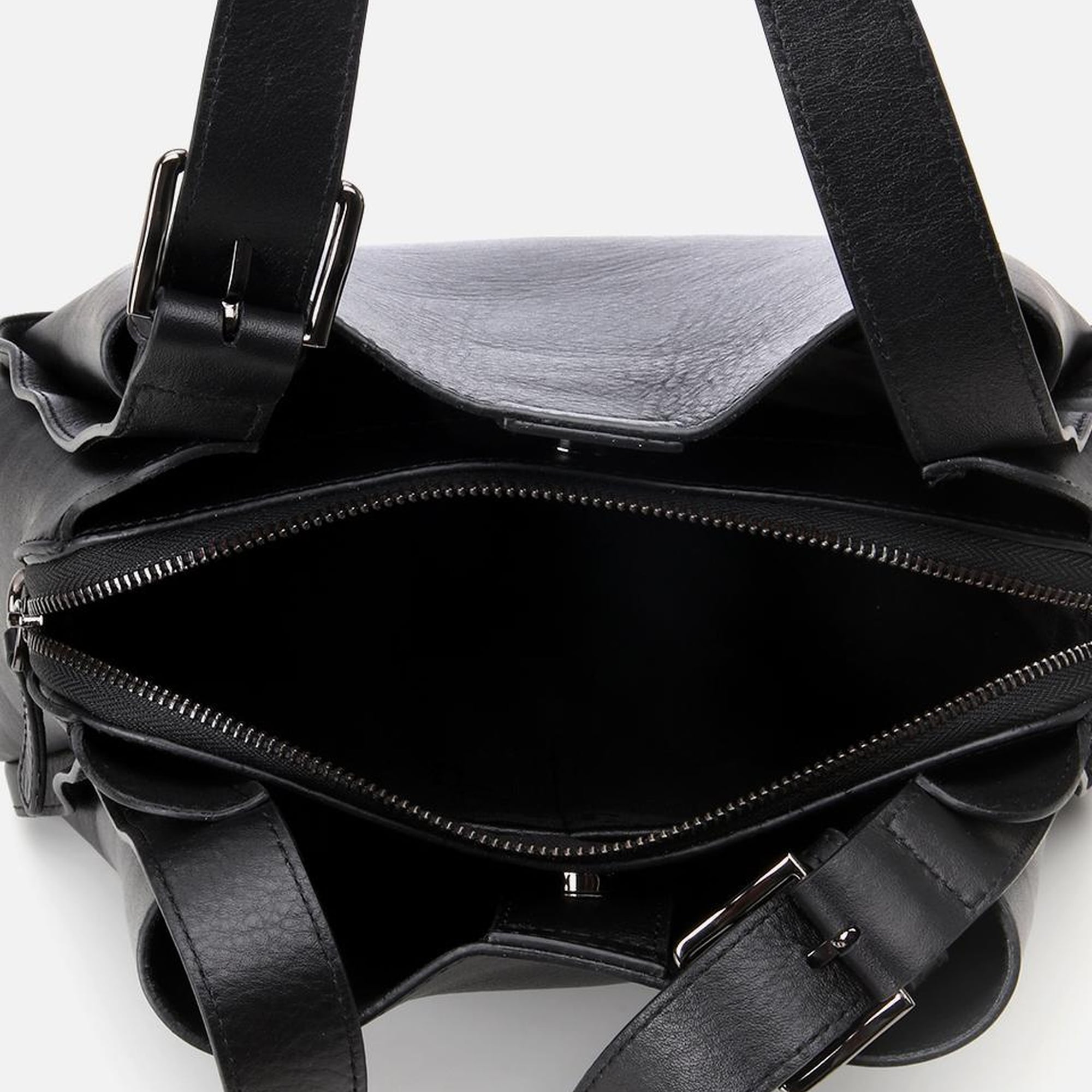 Kadın Deri Siyah Tote Çanta