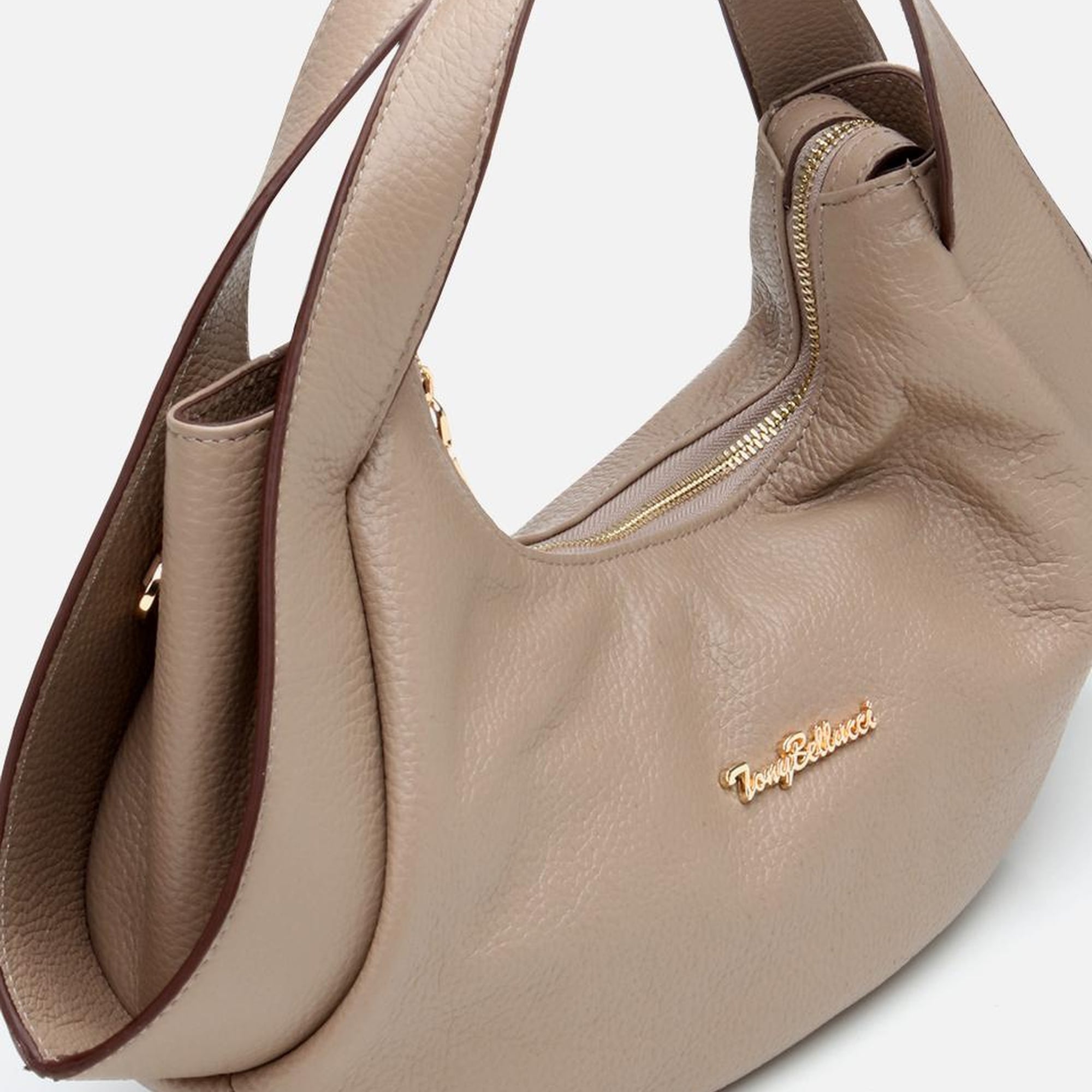 Kadın Deri Vizon Çapraz Askılı Çanta