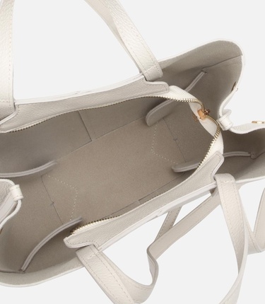  Kadın Deri Ekru Tote Çanta