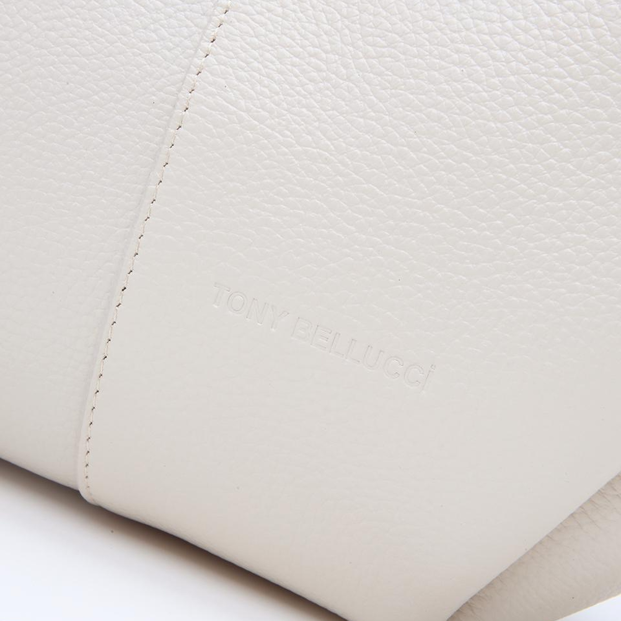 Kadın Deri Ekru Tote Çanta