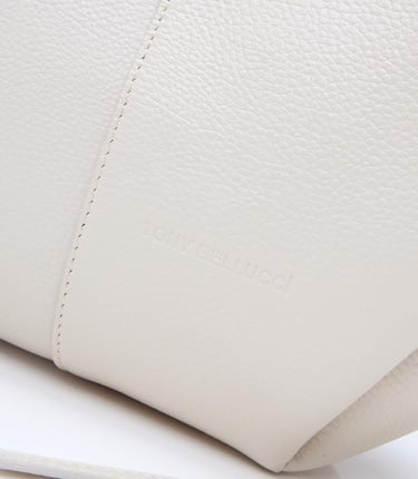  Kadın Deri Ekru Tote Çanta