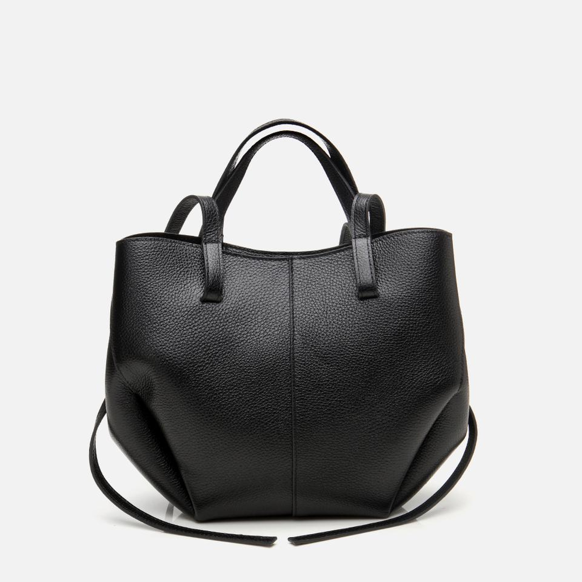 Kadın Deri Siyah Tote Çanta