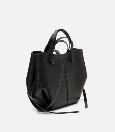  Kadın Deri Siyah Tote Çanta