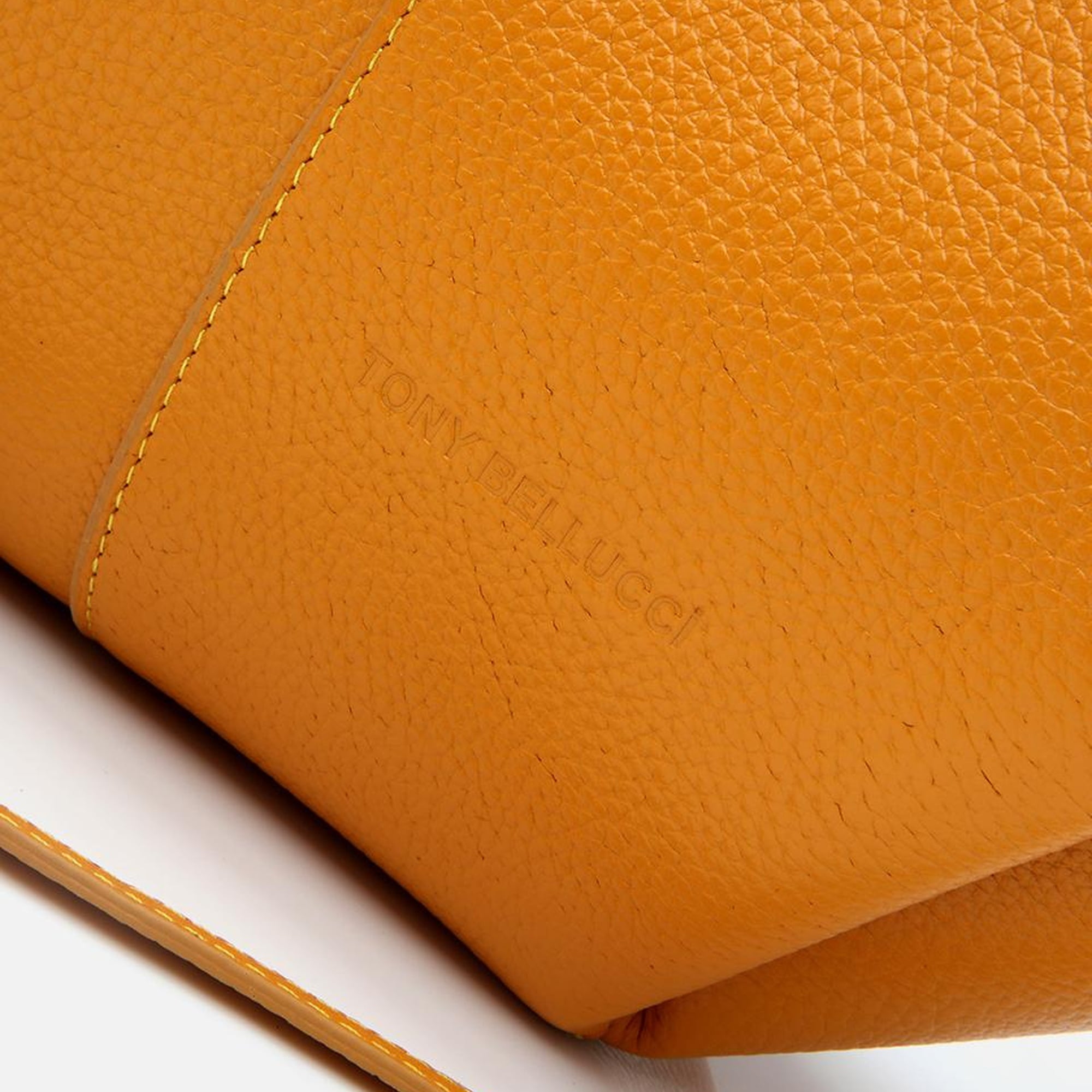 Kadın Deri Sarı Tote Çanta