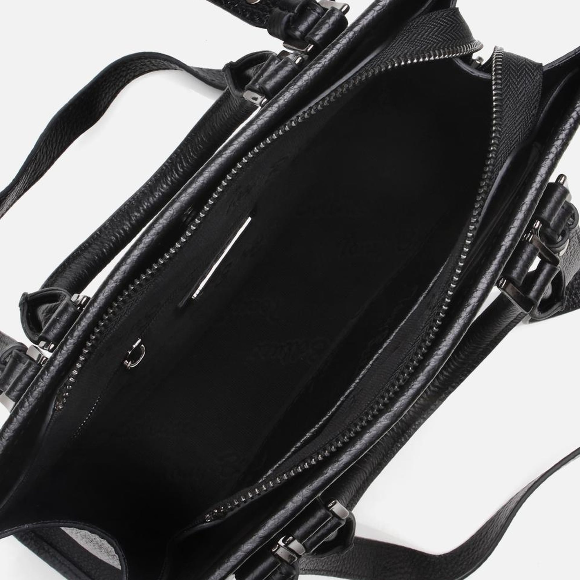 Kadın Deri Siyah Omuz Çantası