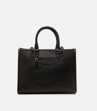  Kadın Deri Siyah Omuz Çantası